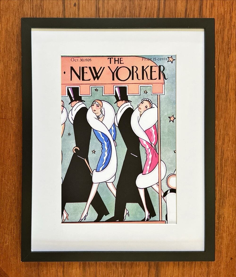 Framed 1926 The New Yorker Magazine Oct 30 Cover Stanley W Reynolds